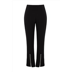 Trendyol Curve Siyah Taş Detaylı Finike Dokuma Pantolon TBBSS23AR00037