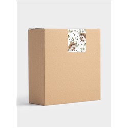 Блюдо, 20х17 см, керамика, зеленое, Еж на листе, Autumn forest