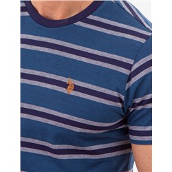 BIRDSEYE STRIPE JERSEY T-SHIRT