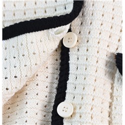 Повседневный трикотажный жилет  АЙСИК*Л