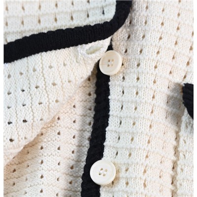 Повседневный трикотажный жилет  АЙСИК*Л