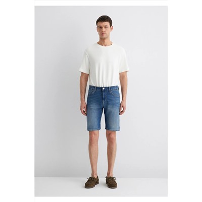 Mavi Brian Sporty Koyu Mavi Jean Şort 0418490389