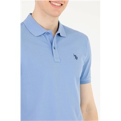 Erkek Koyu Mavi Basic Polo Yaka Tişört