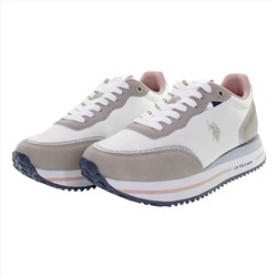 Кроссовки Sacha - замшевые - белые и бежевые