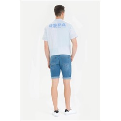 Erkek Açık Mavi Jean Şort