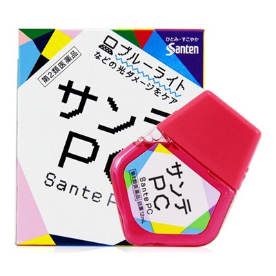 Santen Sante PC Капли с защитой при интенсивной работе за ПК, ноутбуком, телефоном, индекс 3,12 мл