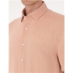 Mercan Comfort Fit Kısa Kollu Gömlek