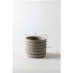 Ella Saksı - Soft Gri - 9 cm