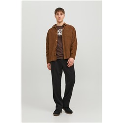 Camisa de terciopelo Marrón