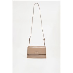 GUESS Bandolera de piel Isa - Topo