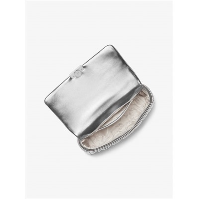 Michael Kors Tribeca Large Metallic Quilted Leather Shoulder Bag