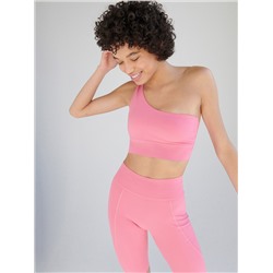 Einarmiges Top mit Blumenmuster