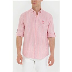 Erkek Somon Uzun Kollu Gömlek