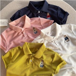Хлопковая поло для мальчиков