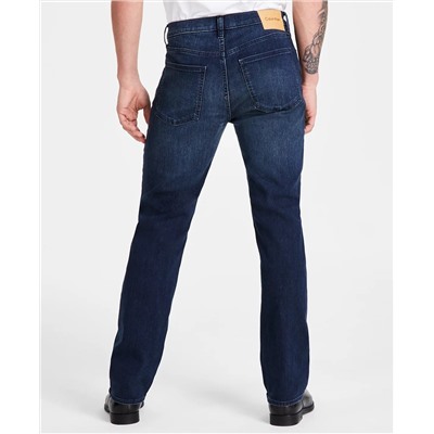 Calvin Klein Men's Standard Straight-Fit Stretch Jeans