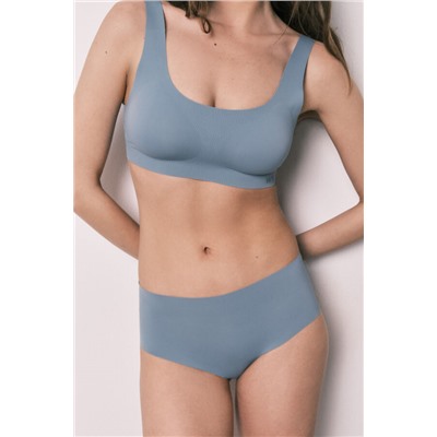 Braga alta microfibra clean cut azul