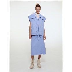 Weste aus Denim