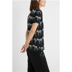 Camiseta manga corta zebras