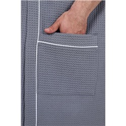 Накидка вафельная мужская однотонная