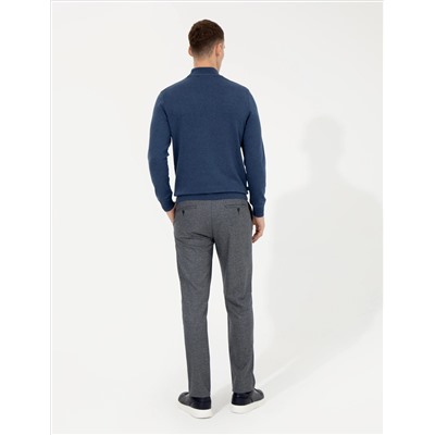Lacivert Slim Fit Kumaş Pantolon