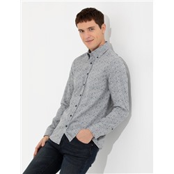 Mavi Slim Fit Uzun Kollu Gömlek