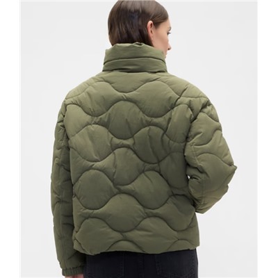 Relaxed Quilted Nylon Jacket