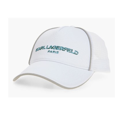 Logo Embroidered Trucker Hat KARL LAGERFELD Men