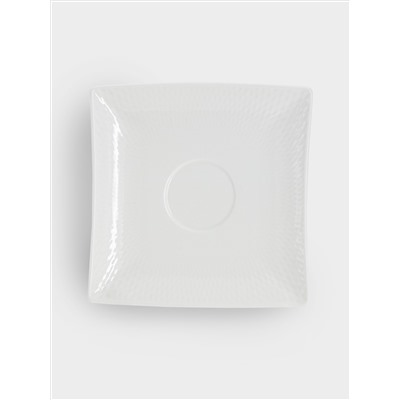 Чашка с блюдцем, 220 мл, квадратная, Даймонд