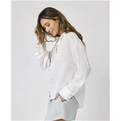 Женская льняная рубашка