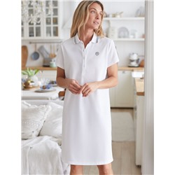 Платье-поло трикотажное