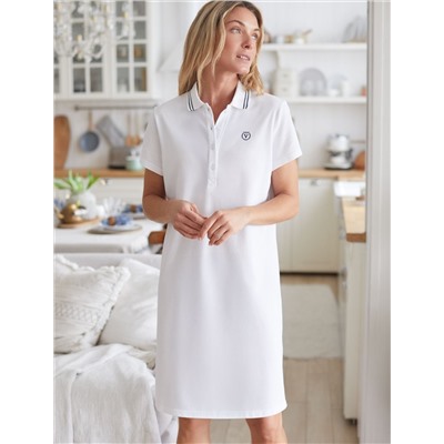 Платье-поло трикотажное