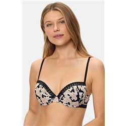 Sujetador con aros de suave microfibra