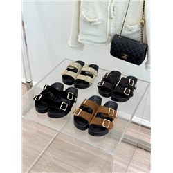 Женские замшевые сабо  ШАНЕ*ЛЬ