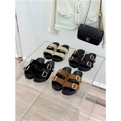 Женские замшевые сабо  ШАНЕ*ЛЬ