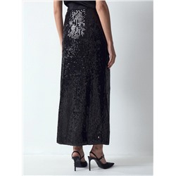 Юбка макси с пайетками, S1071/escalas