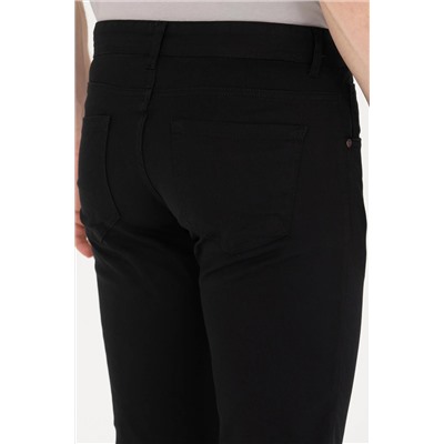 Erkek Siyah Kanvas Pantolon