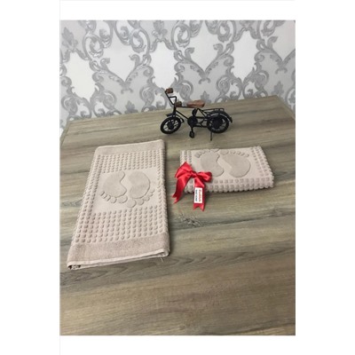 Özdilek Banyo Ayak Havlusu 2li - Bej