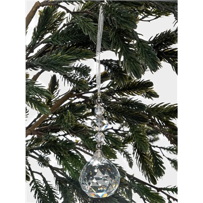 Игрушка елочная, 10 см, акрил, Кристалл на подвеске, Event