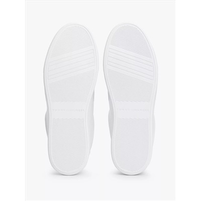 Signature Stripe Leather Court Sneaker Women