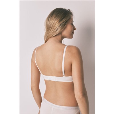Sujetador "maternity" triangular relleno blanco CHARMING