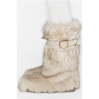 FAUX FUR BOOTS WITH STRAP SKI COLLECTION, CHARACTERISTICS