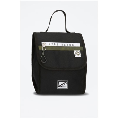 Bolsa de viaje isotérmica Luca Negro y caqui