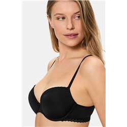 Sujetador con aros de suave microfibra