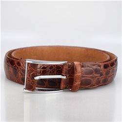 Ремень из кожи крокодила 40 мм