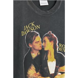 TITANIC FADED-EFFECT T-SHIRT