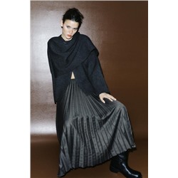 ZW COLLECTION PLEATED MIDI SKIRT