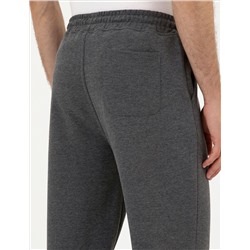 Antrasit Melanj Slim Fit Eşofman Altı