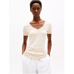 Stripe V-Neck Favorite T-Shirt