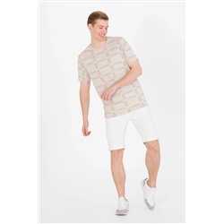 Erkek Taş Bisiklet Yaka Tişört