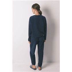Pijama largo polar SmileyWorld® navy